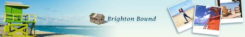 Colourful huts on Brighton beach